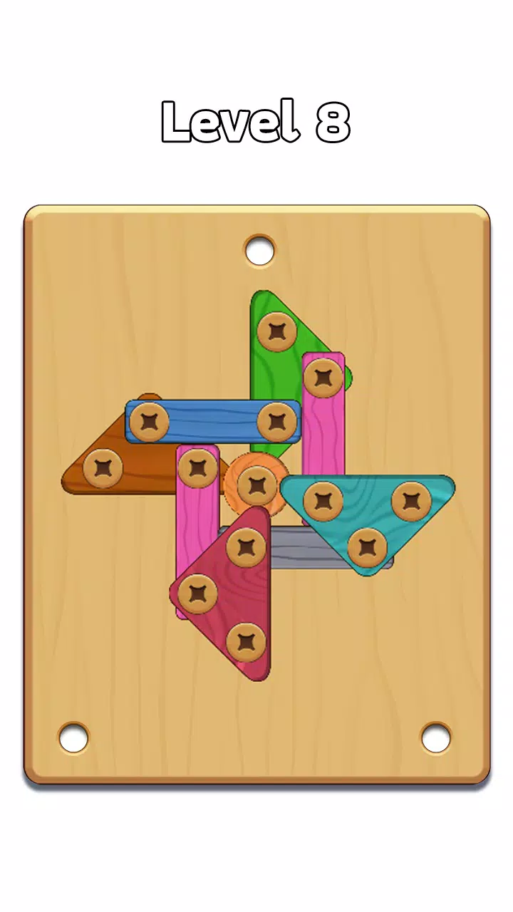 Schermata Wood Nuts & Bolt: Screw Puzzle 1