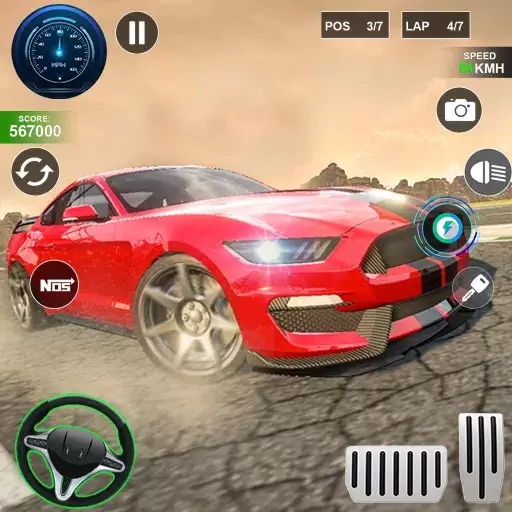 Sports Car Racing Games Ekran Görüntüsü 1