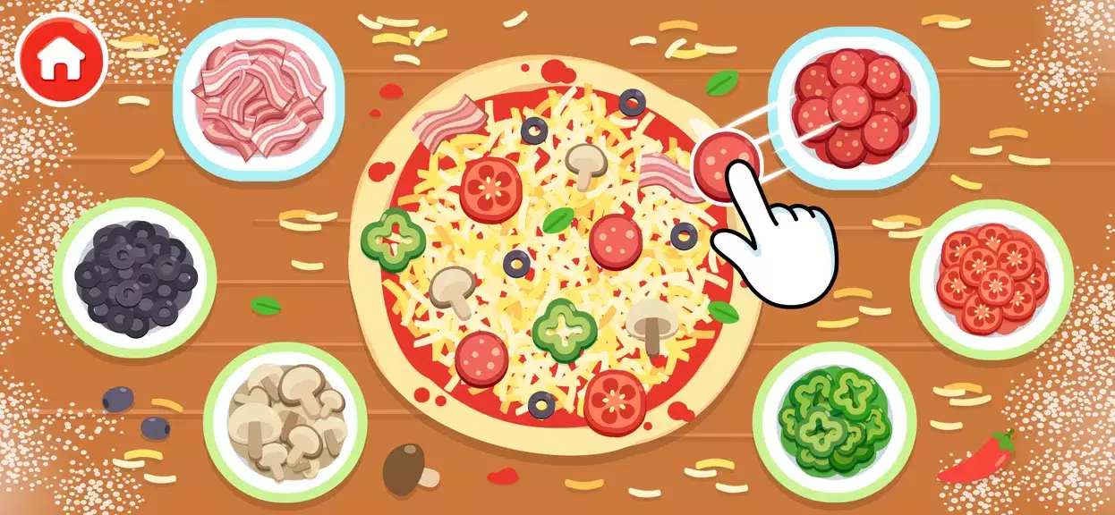 Pizza Cooking Games for Kids ဖန်သားပြင်ဓာတ်ပုံ 1