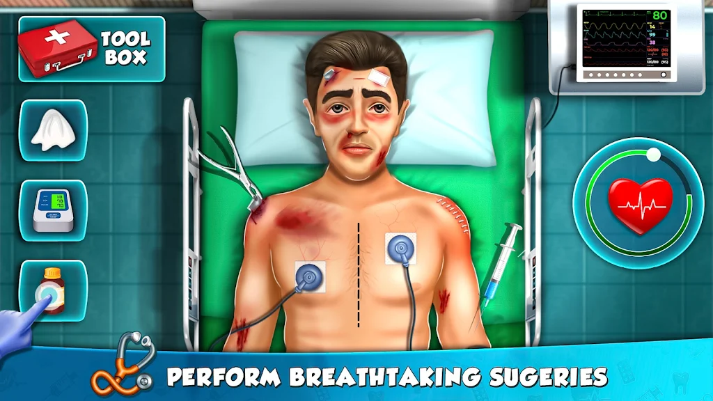 Doctor Operation Surgery Games Captura de tela 3