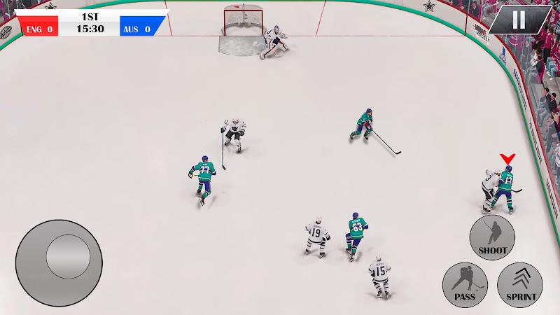 Ice Hockey Games 3D Ice Rage Скриншот 3