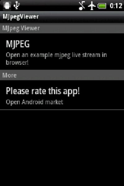 MJpegViewer Screenshot 1