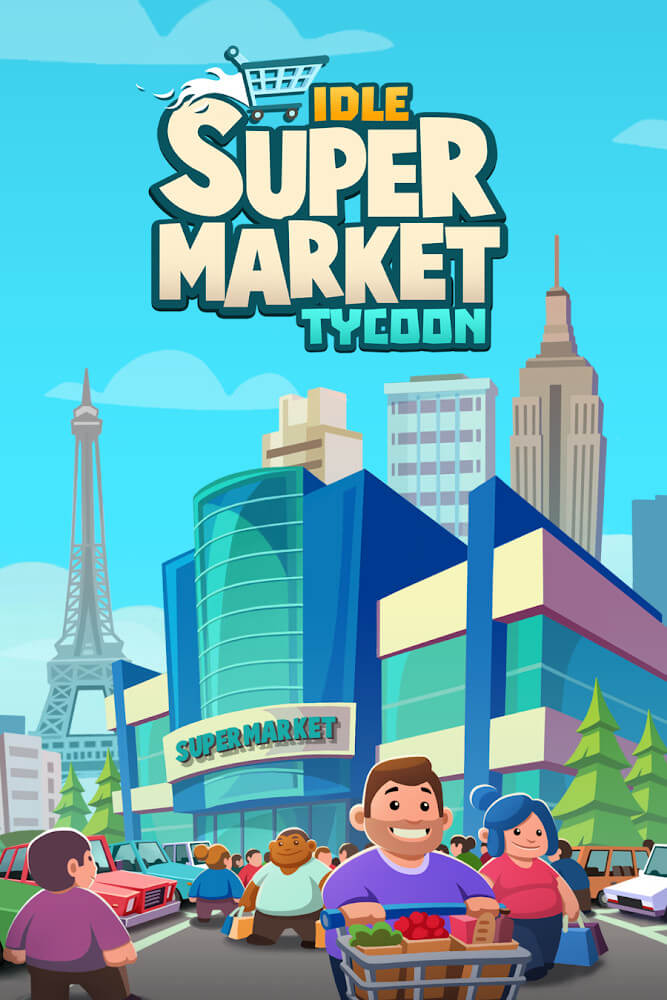 Idle Supermarket Tycoon Mod স্ক্রিনশট 1