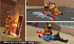 Fire Truck: Firefighter Game Tangkapan skrin 4