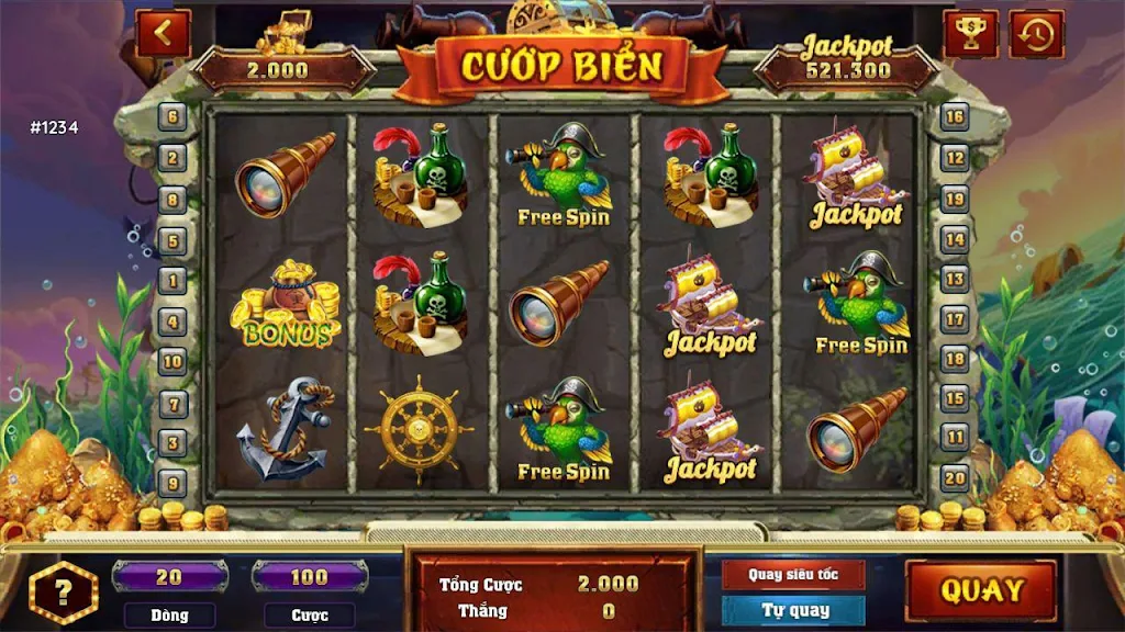 Bắn Cá Rồng - Bắn Cá Slot Captura de pantalla 2
