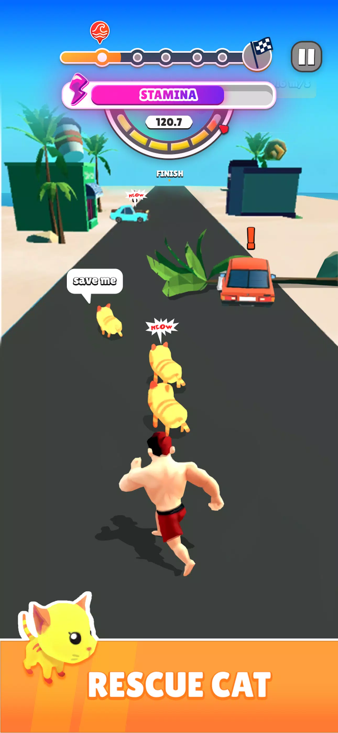 Rescue Run: Save the Cats スクリーンショット 3