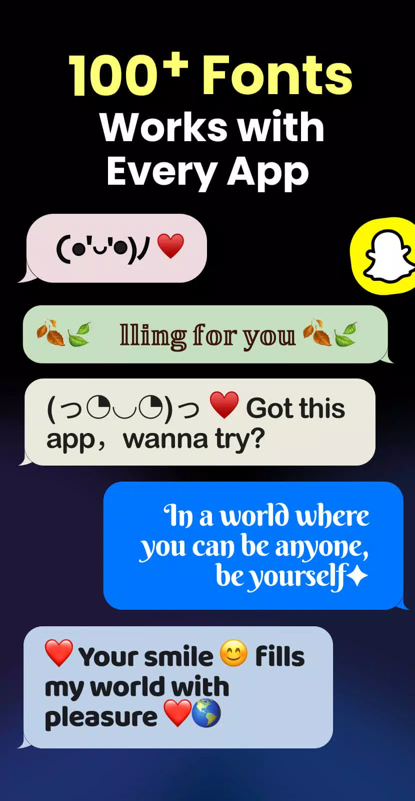 Fonts Keyboard Themes & Emoji應用截圖第2張