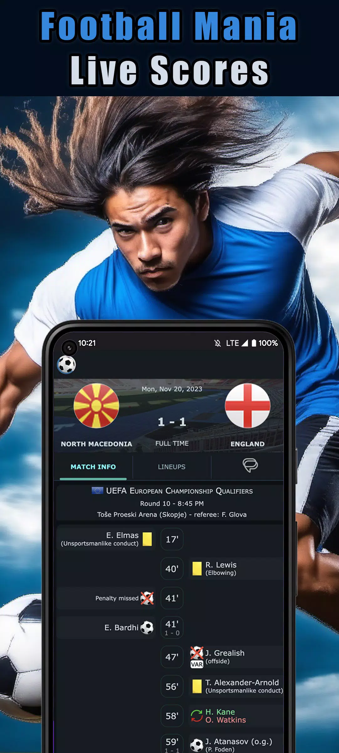 Football Live Scores Tangkapan skrin 1