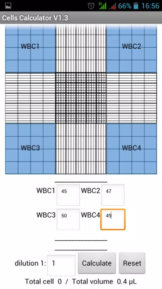 Cells Calculator ဖန်သားပြင်ဓာတ်ပုံ 1