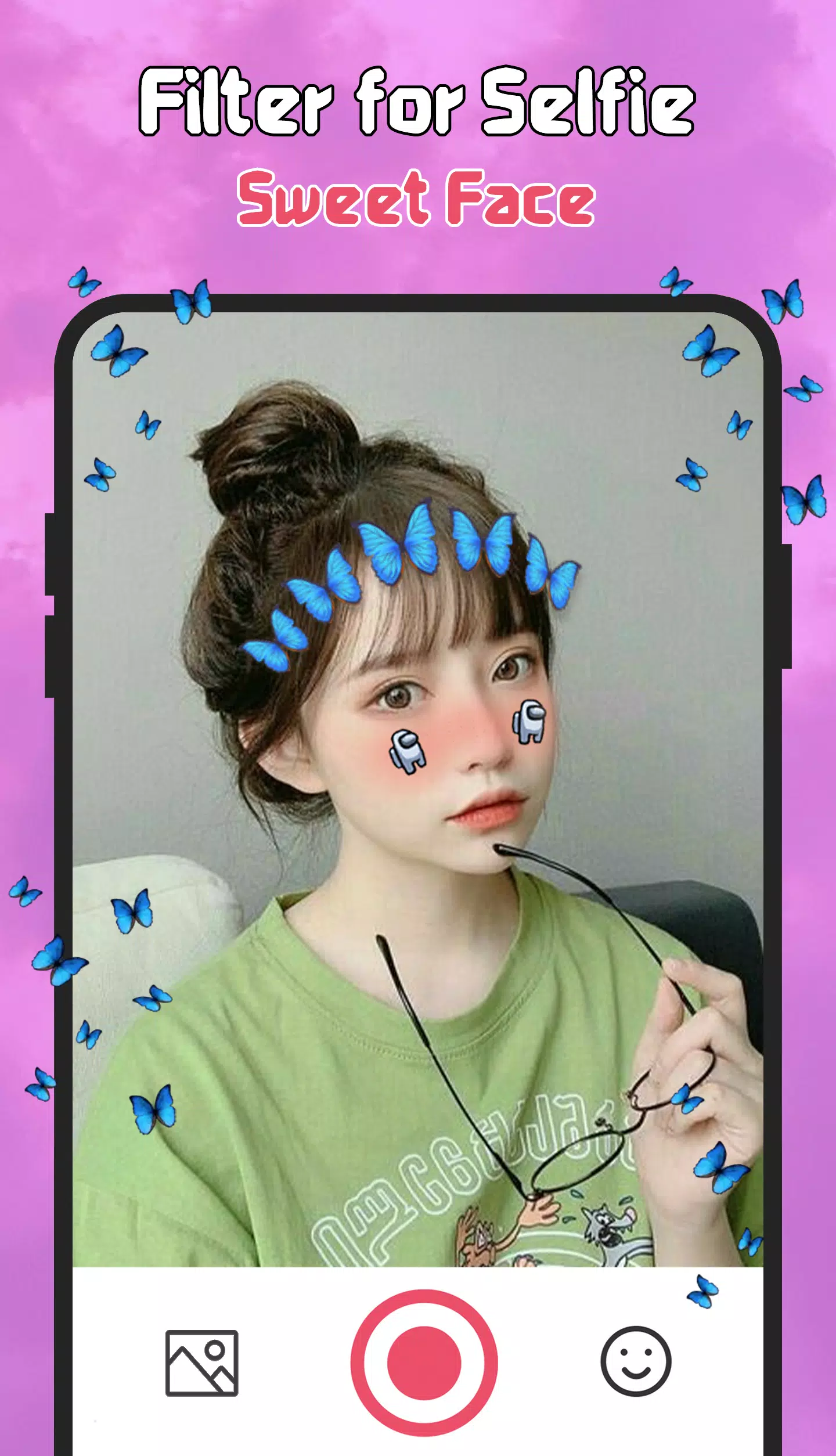 Filter for Selfie - Sweet Face ภาพหน้าจอ 3