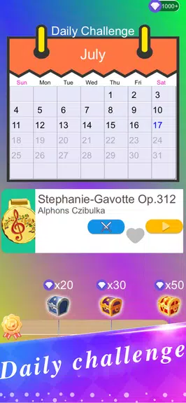 Rhythm Tiles 3:PvP Piano Games ဖန်သားပြင်ဓာတ်ပုံ 4