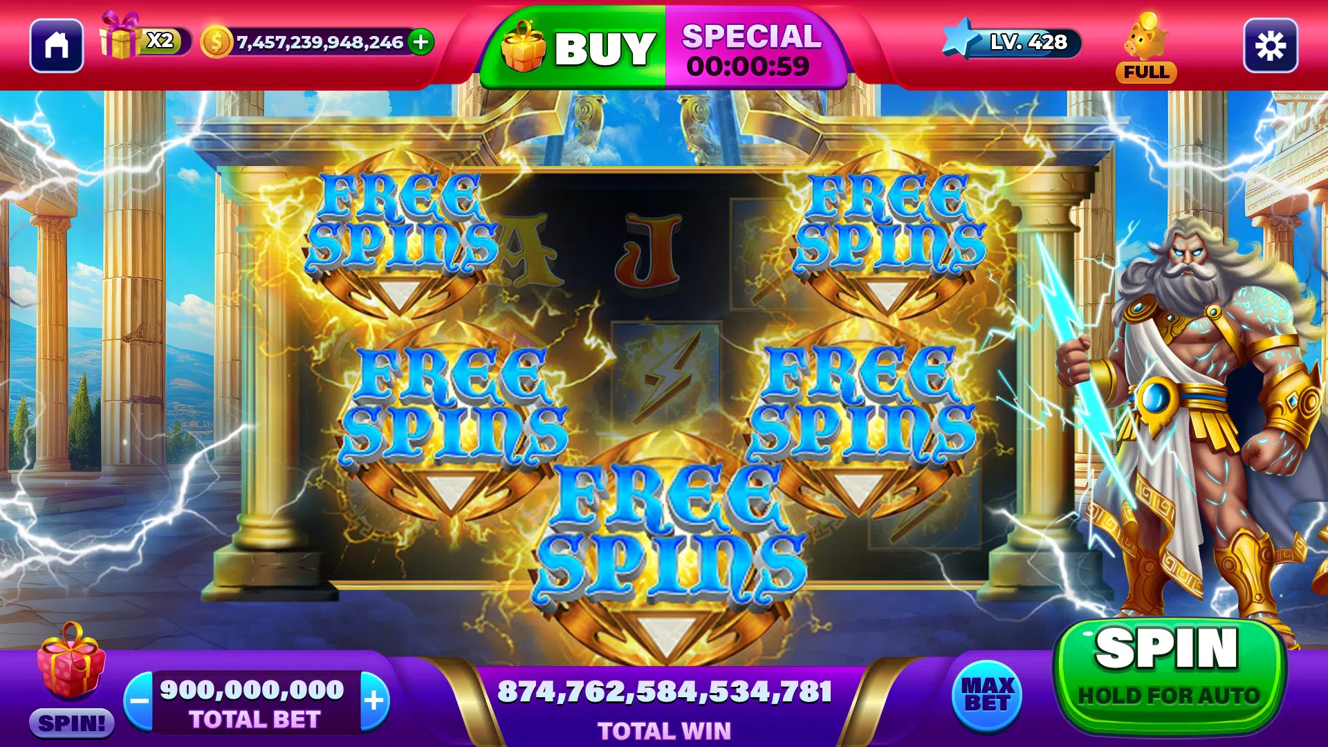 Clover Slots Epic Casino Games Capture d'écran 2