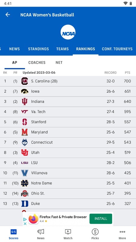 CBS Sports App: Scores & News स्क्रीनशॉट 3