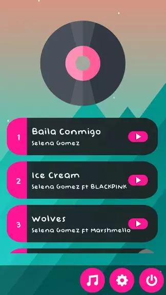 Selena Gomez Piano Tiles Game ภาพหน้าจอ 1