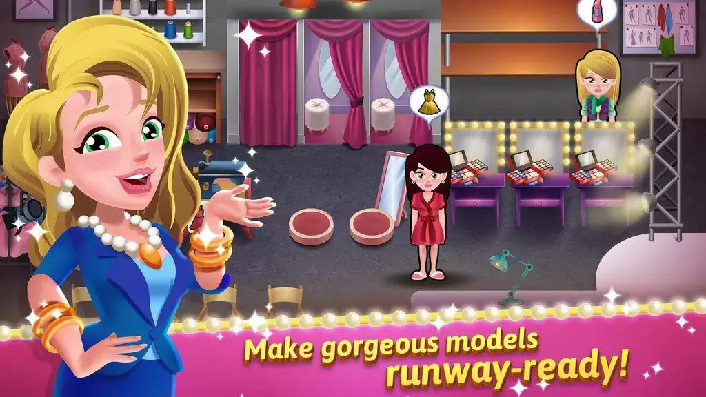 Model Salon Dash: Fashion Game স্ক্রিনশট 1