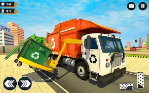 Real Garbage Truck Simulator Schermafbeelding 3