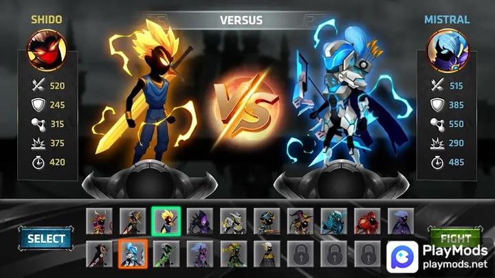 Schermata Stickman Legends: Shadow Fight Offline Sword Game 2