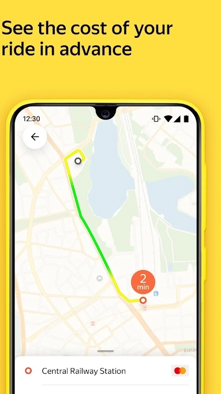 Yandex Go: taxi and delivery स्क्रीनशॉट 3