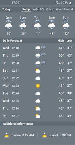 Weather Sky: Weather, Radar Скриншот 4