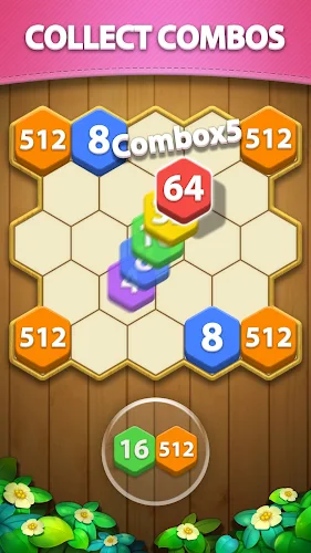 Hexa Block Puzzle - Merge! スクリーンショット 2