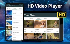 Video Player for Android Tangkapan skrin 3