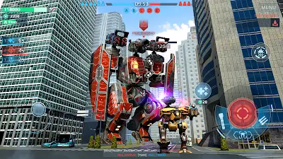 War Robots. 6대6 택티컬 멀티플레이어 전투 스크린샷 1