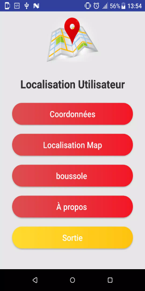 Géolocalisation ( Ma Position Actuelle ) Capture d'écran 2