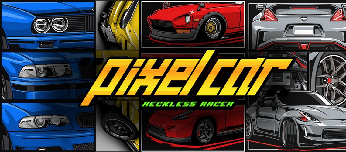 Pixel Car: Reckless Racer Schermafbeelding 1