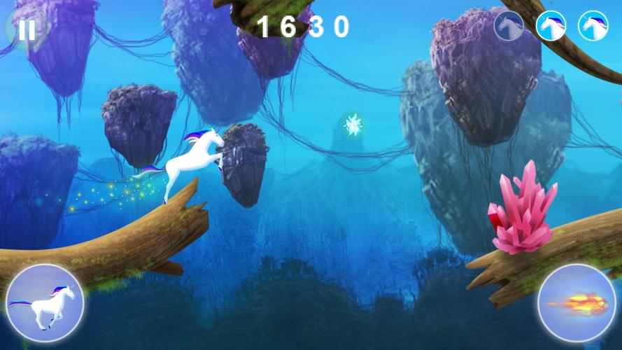 Unicorn dash : Magical Sky Screenshot 4