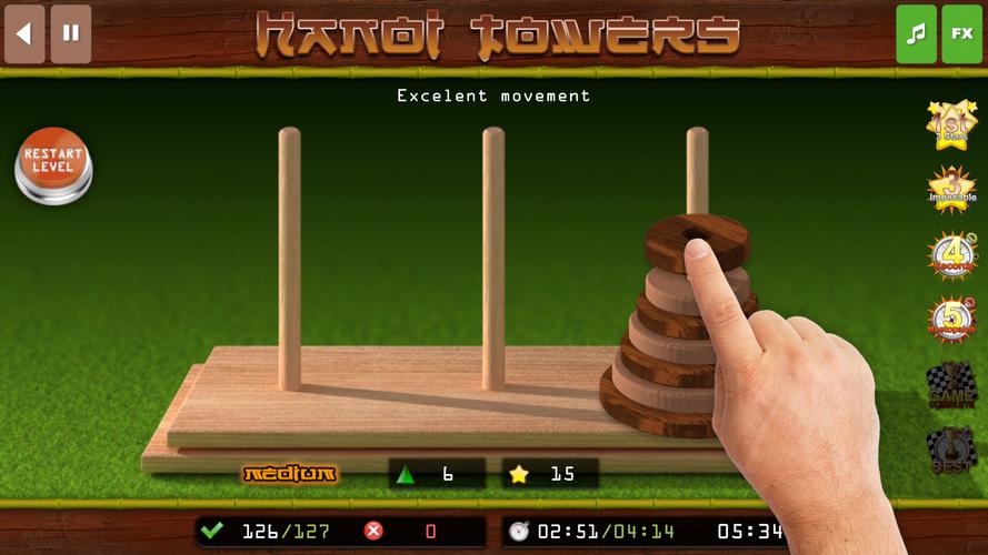 The Hanoi Towers Lite Скриншот 3