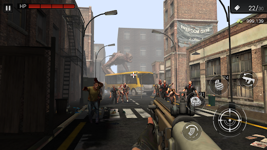 Zombie Hunter D-Day2 Mod Tangkapan skrin 2