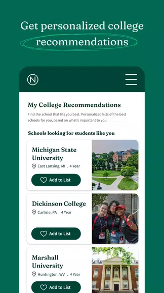 Schermata Niche: College Search 4