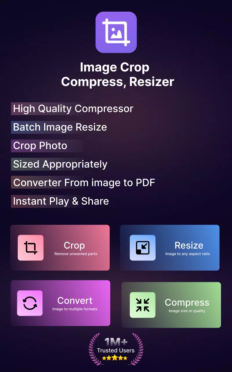 Schermata Image Crop - Compress, Resizer 1