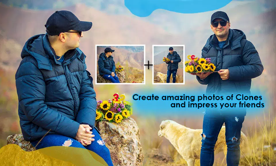 Photo Clone App twins Editor स्क्रीनशॉट 4