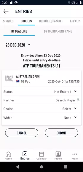 ATP PlayerZone Capture d'écran 4