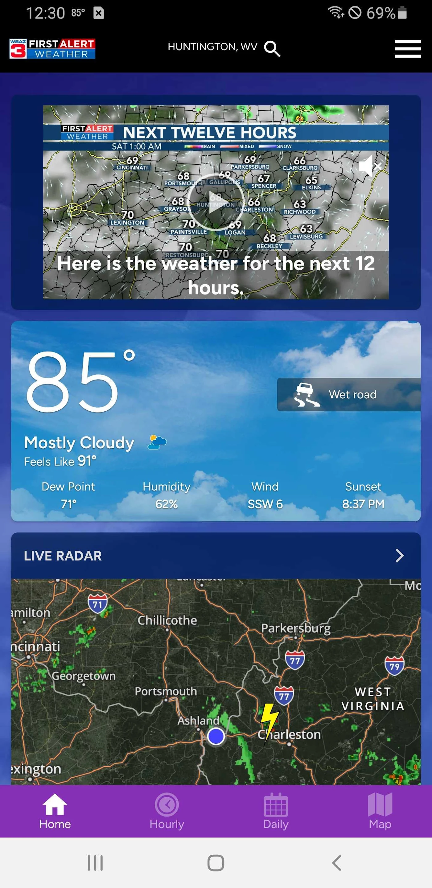 WSAZ First Alert Weather App Ảnh chụp màn hình 4