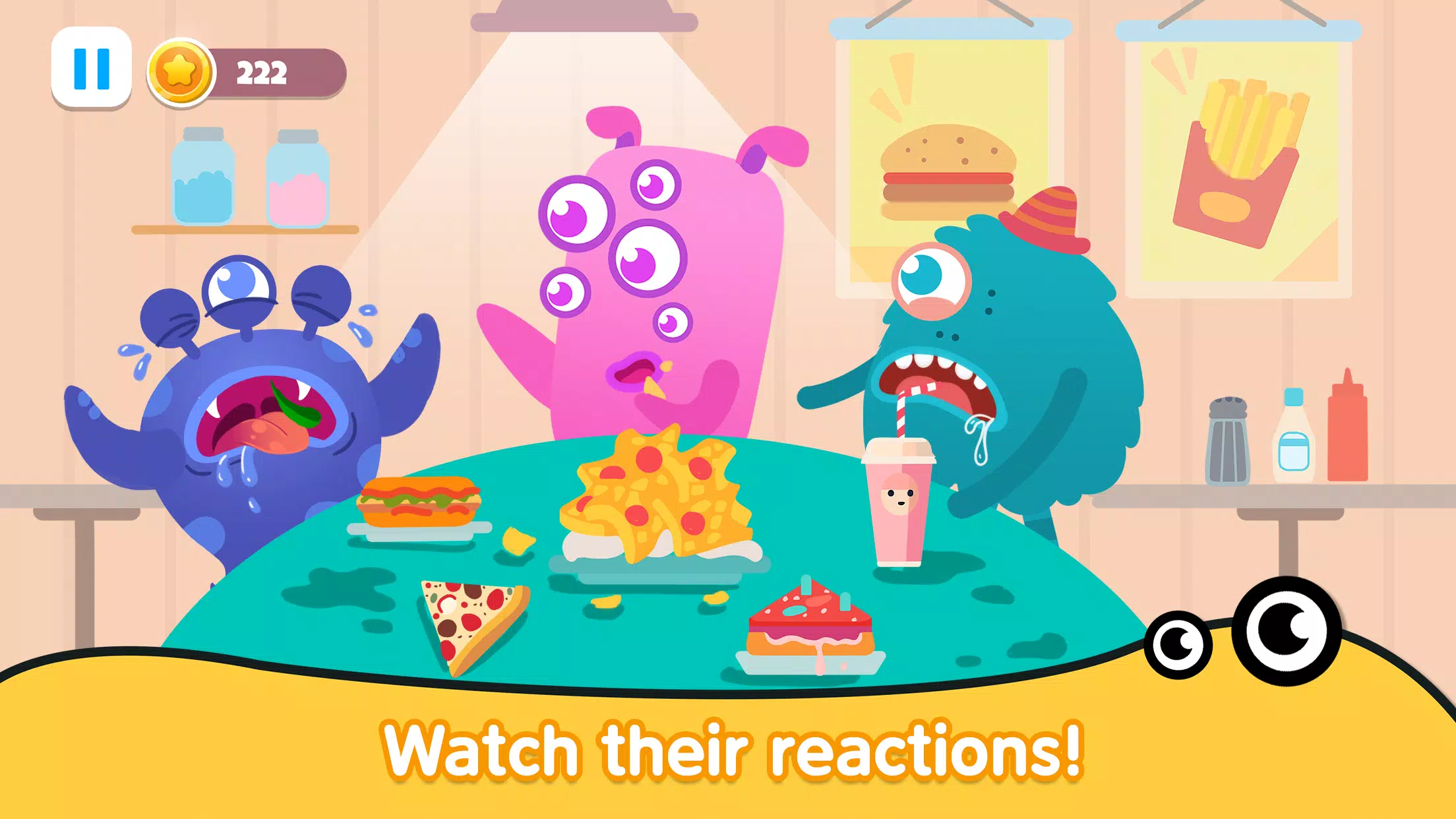 Kitchen monster games for kids ภาพหน้าจอ 3