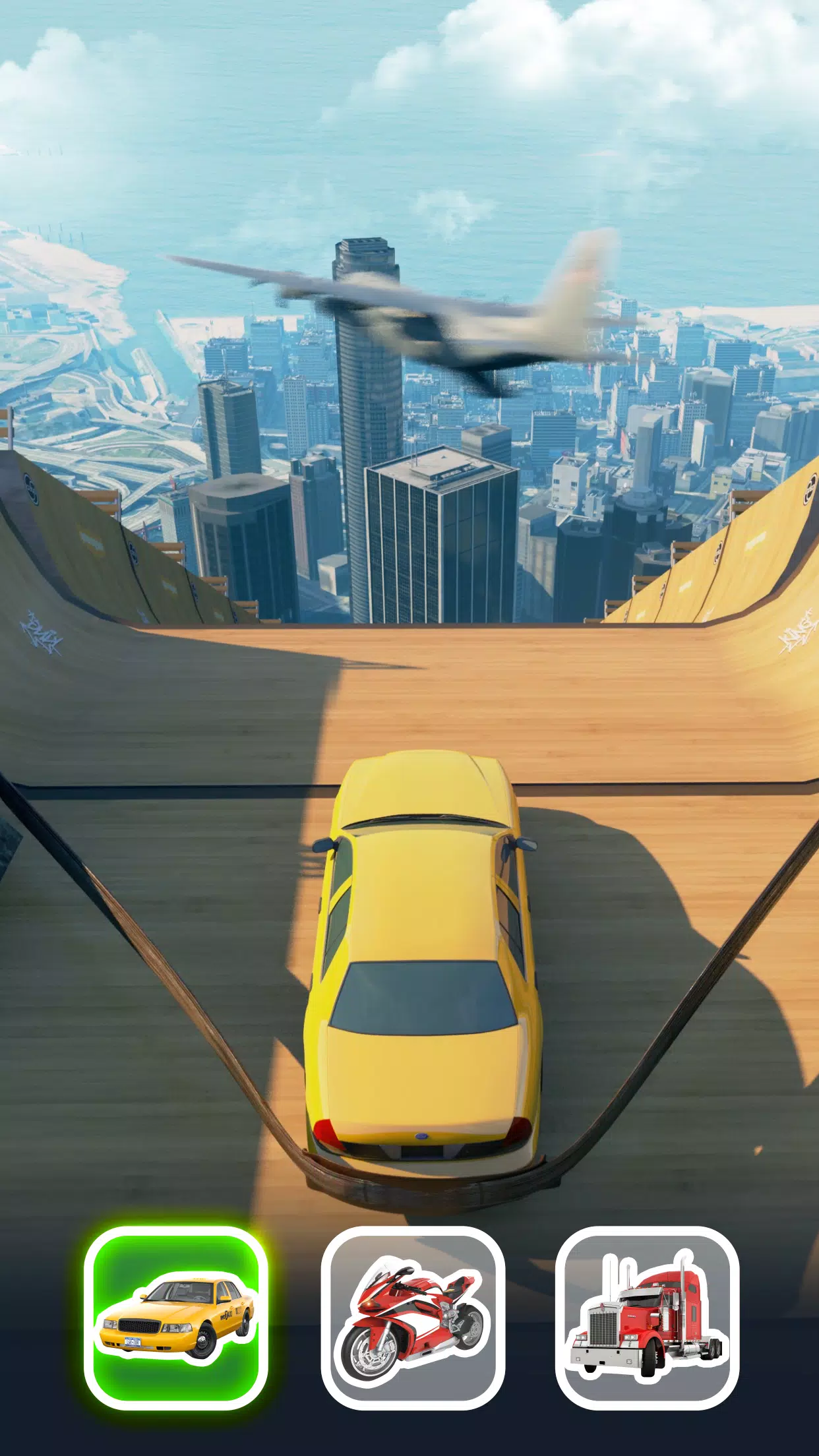 Mega Ramp Car Jumping Schermafbeelding 1