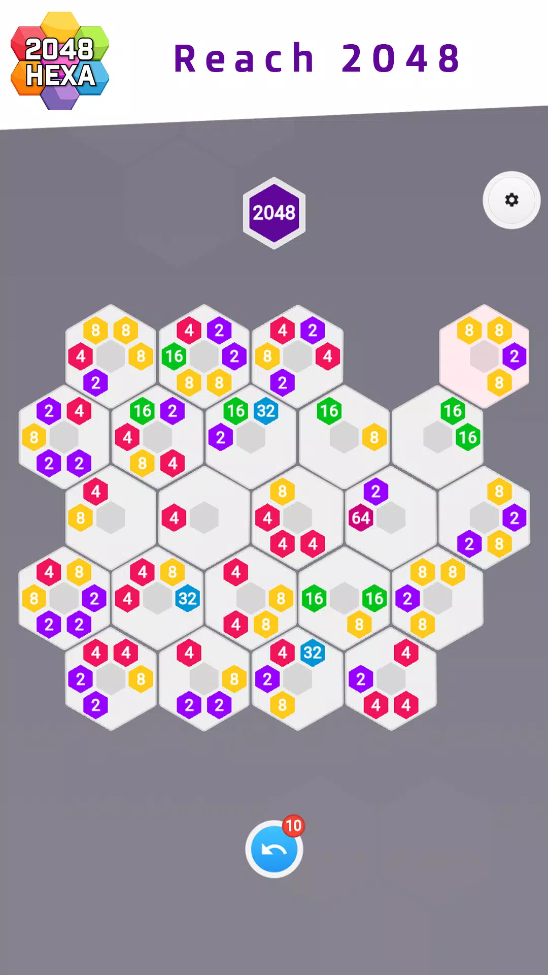 2048 Hexa ภาพหน้าจอ 2