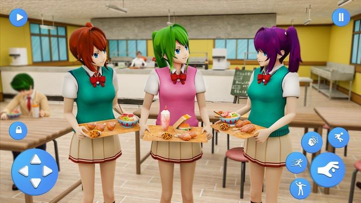 Schermata Anime Highschool Girl Life Sim 3