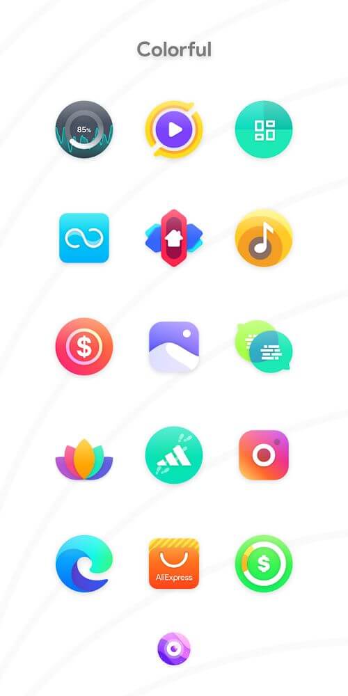 Nebula Icon Pack Mod स्क्रीनशॉट 4