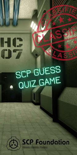 scp quiz game Ảnh chụp màn hình 1