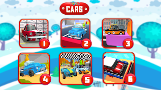 Animated puzzles cars Schermafbeelding 2