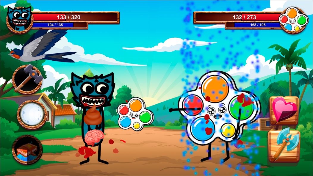 Cartoon Battle Mod Captura de tela 1