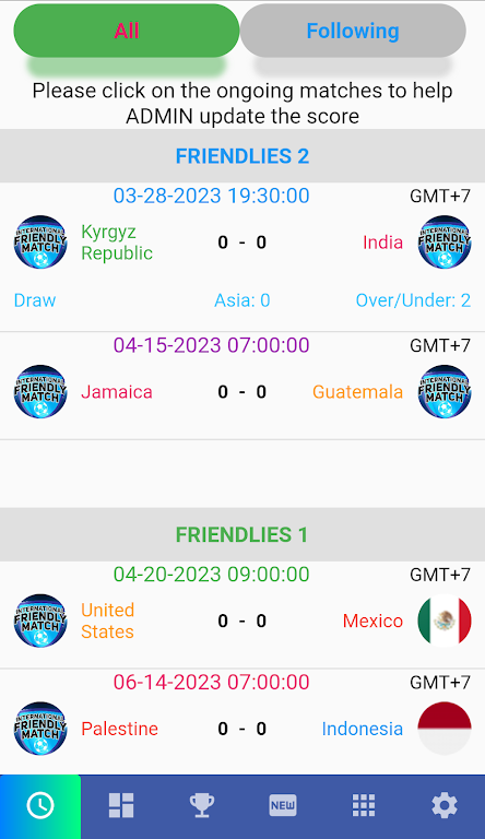 Friendly Matches 2024 ဖန်သားပြင်ဓာတ်ပုံ 1