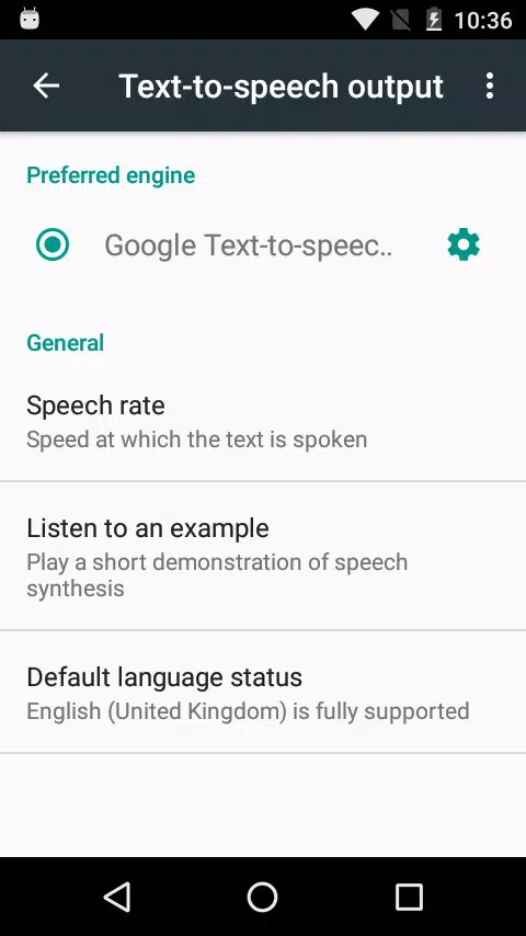 Speech Recognition & Synthesis स्क्रीनशॉट 1