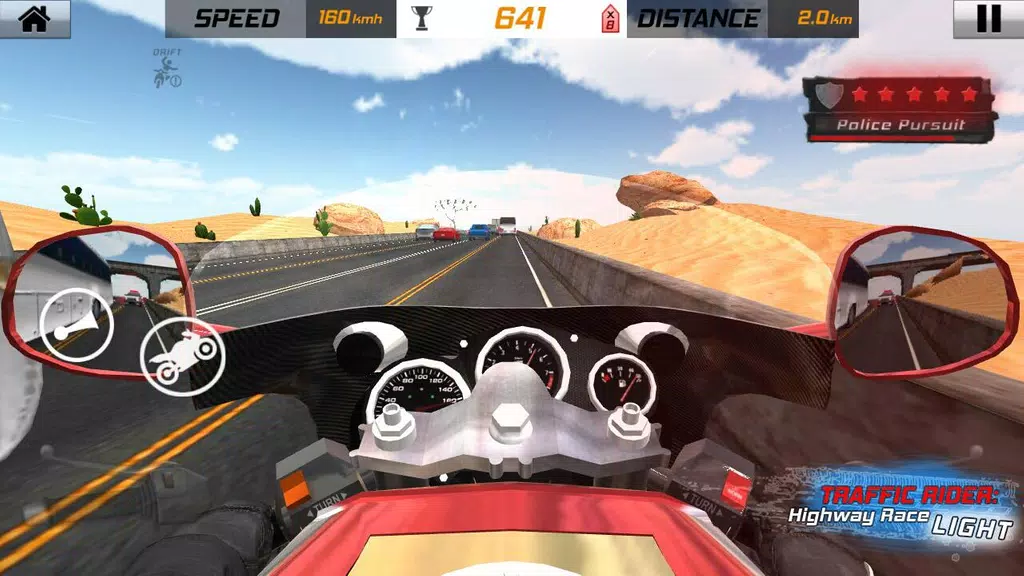 Traffic Rider: Highway Race Li應用截圖第1張