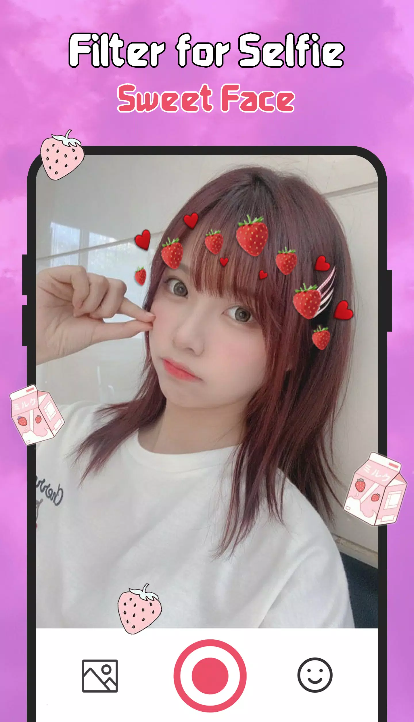 Filter for Selfie - Sweet Face ภาพหน้าจอ 2
