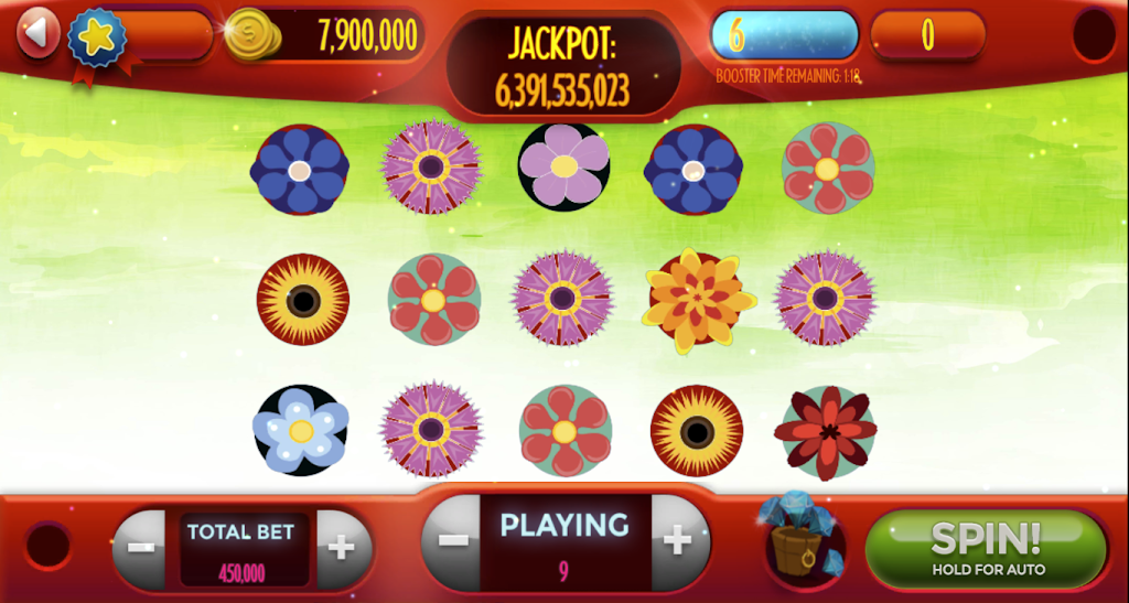 Flowers-Slot Machine Ảnh chụp màn hình 1