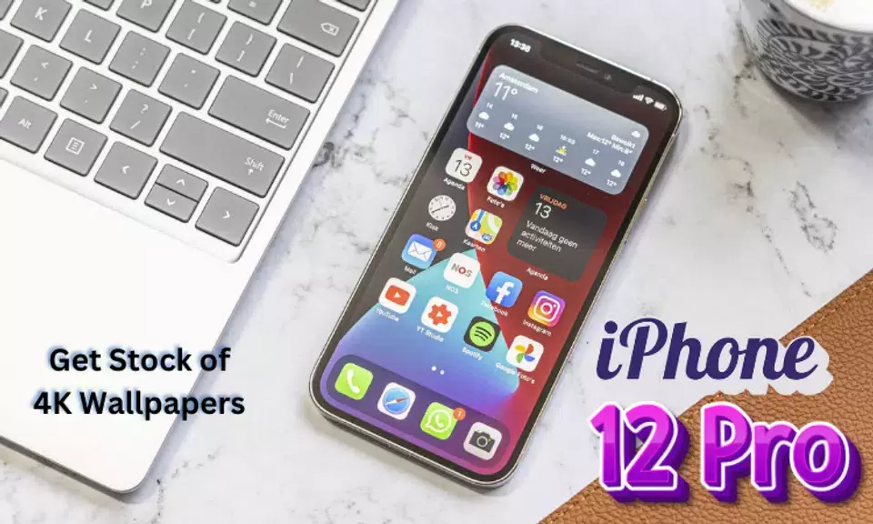 iPhone 12 Pro Launcher Themes Ảnh chụp màn hình 4